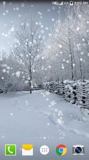 Winter Snow Live Wallpaper 1.3.6. Скриншот 5