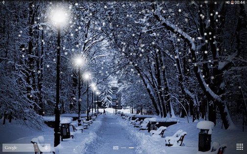 Winter Snow Live Wallpaper 1.3.6. Скриншот 9