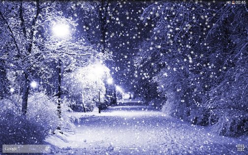 Winter Snow Live Wallpaper 1.3.6. Скриншот 10
