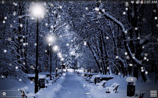 Winter Snow Live Wallpaper 1.3.6. Скриншот 14