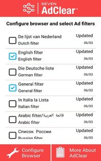 AdClear Content Blocker 4.0.0.406. Скриншот 3