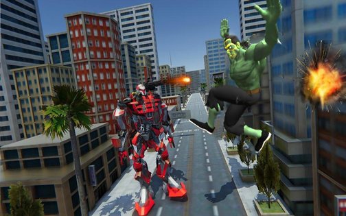 Incredible monster vs robot city survival rescue mission 1.9.0. Скриншот 2