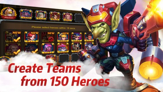 Heroes Charge 2.1.414. Скриншот 2