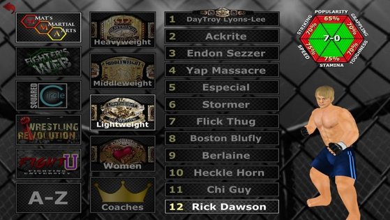Weekend Warriors MMA 1.211.32. Скриншот 3