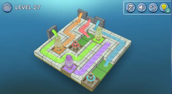 Flow Fountain 3D Puzzle 1.0. Скриншот 9