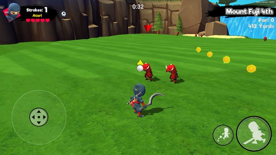 Ninja Golf 1.6.7. Скриншот 2