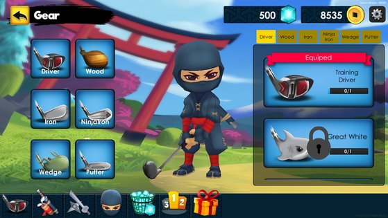 Ninja Golf 1.6.7. Скриншот 4