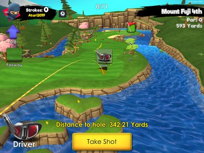 Ninja Golf 1.6.7. Скриншот 6