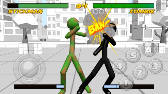 Stickman Fighting 3D 1.23. Скриншот 1