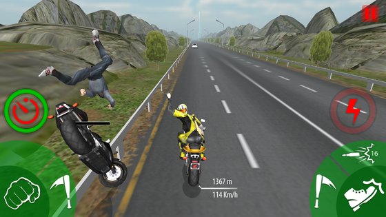 Traffic Moto Bike Attack Race 1.9. Скриншот 2