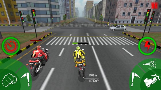 Traffic Moto Bike Attack Race 1.9. Скриншот 7