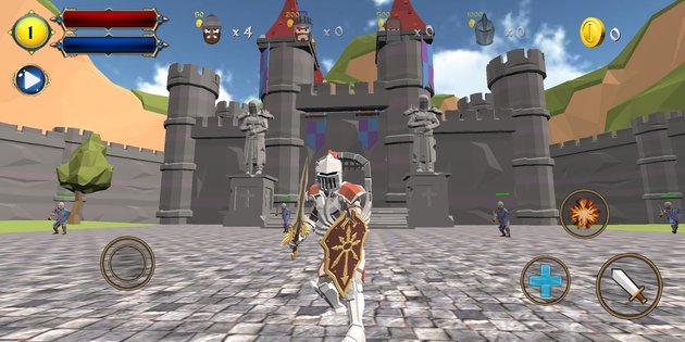 Castle Defense Knight Fight 1.6. Скриншот 1