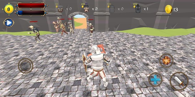 Castle Defense Knight Fight 1.6. Скриншот 5