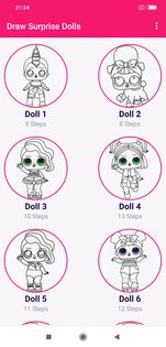 Draw Surprise Dolls 1.2.2. Скриншот 1