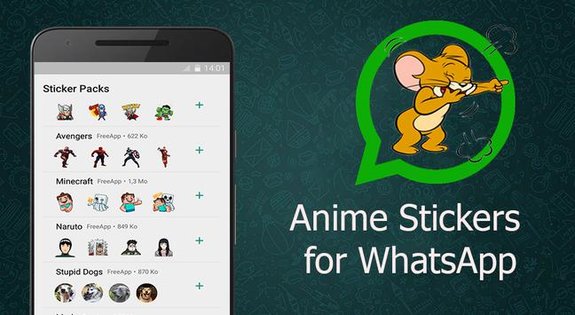 Аниме-стикеры для WhatsApp 1.0.13. Скриншот 1
