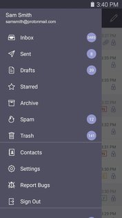 Proton Mail – шифрованная почта 4.12.1. Скриншот 3