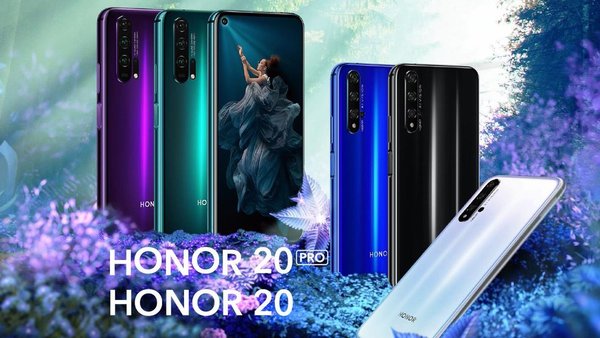 Представлены Honor 20, 20 Pro и 20 Lite — новые субфлагманские камерофоны