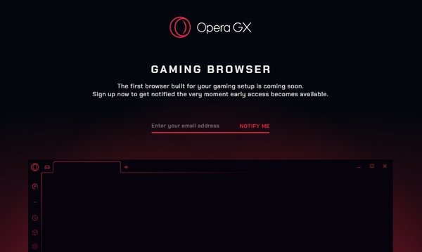 Opera собирается выпустить игровой браузер