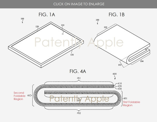 Apple получила патент на складной смартфон