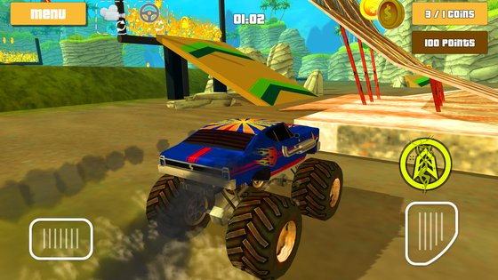 Monster Truck Racing Hero 3D 231110. Скриншот 3