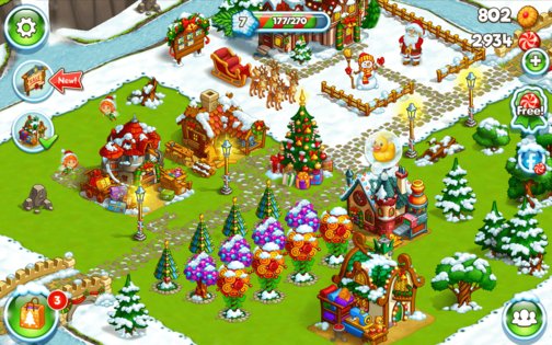 Новогодняя ферма Деда Мороза 2.56. Скриншот 9
