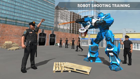 police robot car game android 11