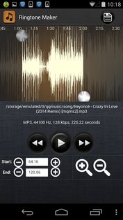 Ringtone Maker MP3 Cutter 1.4.10. Скриншот 2