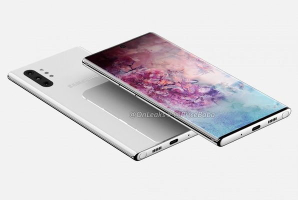 Рендеры Galaxy Note 10 Pro полностью раскрывают дизайн смартфона