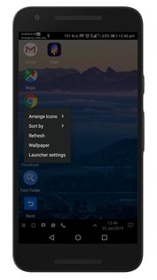 WX Launcher 1.81993S. Скриншот 7