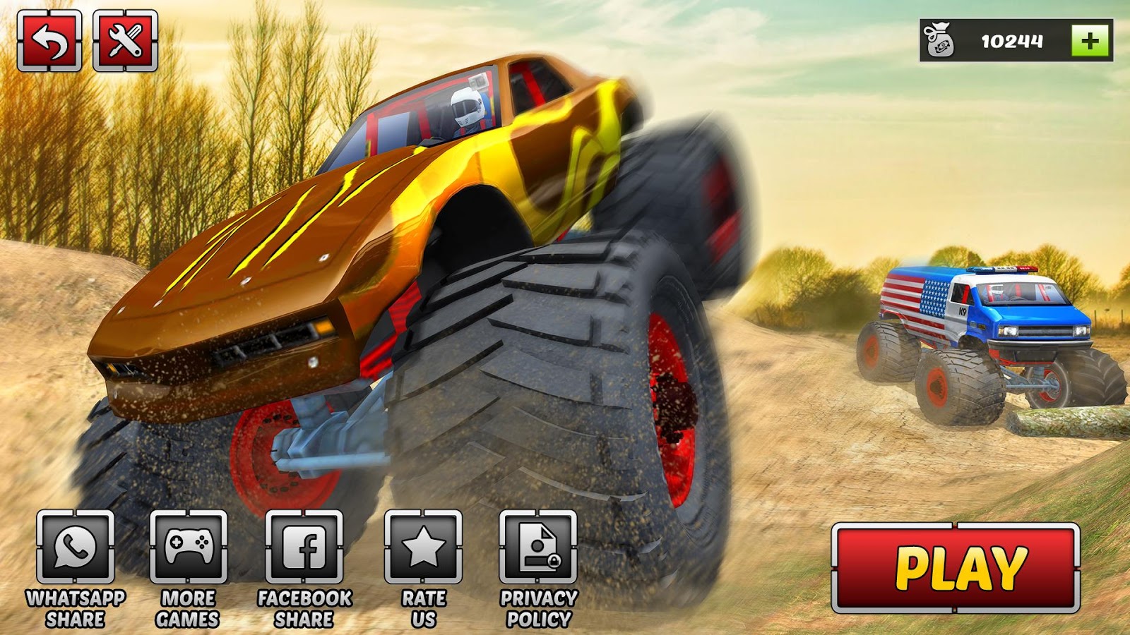 Скачать Offroad Monster Truck Driving Trials 1.3 для Android