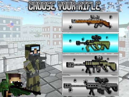 American Block Sniper Survival 1.135. Скриншот 8