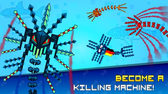 Pixel Sword Fish io 3.31. Скриншот 3