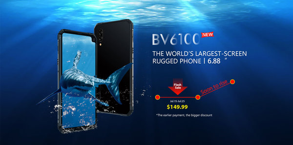 Blackview BV6100 — стильный защищённый смартфон по хорошей цене