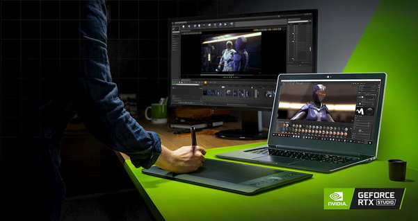 NVIDIA представила десять ноутбуков с сертификацией RTX Studio