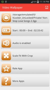 Video Live Wallpaper 1.4.7. Скриншот 2