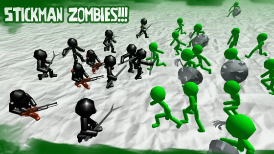 Stickman Simulator: Zombie Battle 1.107. Скриншот 2