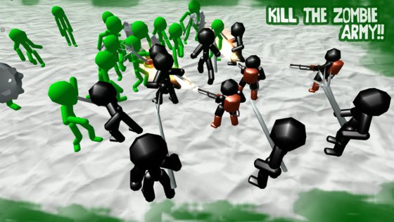 Stickman Simulator: Zombie Battle 1.107. Скриншот 5