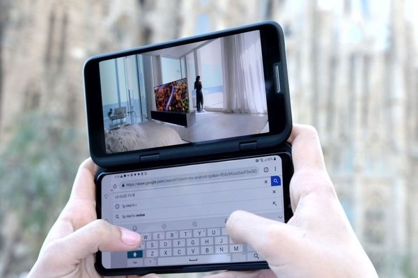 LG готовит для IFA складной смартфон с несколькими экранами