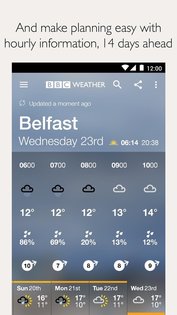 BBC Weather 4.4.5. Скриншот 5