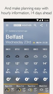 BBC Weather 4.7.0. Скриншот 5