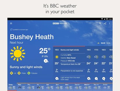 BBC Weather 4.7.0. Скриншот 6