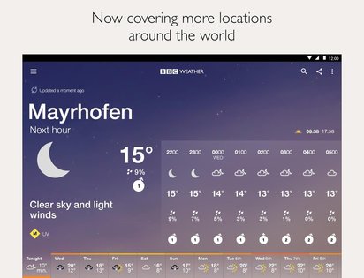 BBC Weather 4.7.0. Скриншот 7