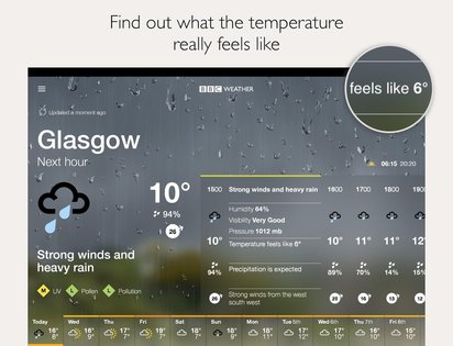 BBC Weather 4.4.5. Скриншот 8