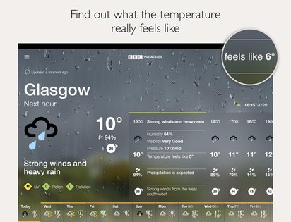 BBC Weather 4.7.0. Скриншот 8