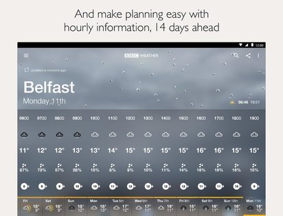 BBC Weather 4.7.0. Скриншот 10