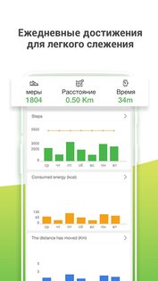 GStep – шагомер и счетчик калорий 5.1.1. Скриншот 3