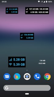 Виджет Счётчика Данных 4.5.9.748. Скриншот 1