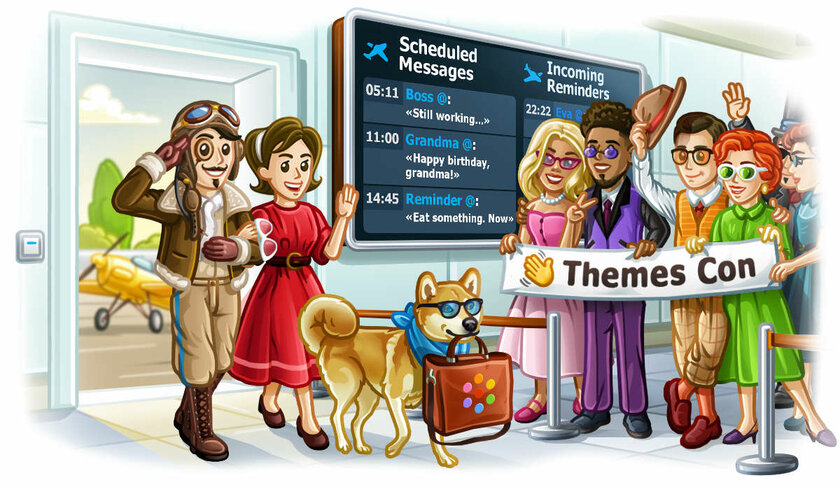 Telegram 5.11: отложенные сообщения, редактор тем и поддержка CarPlay