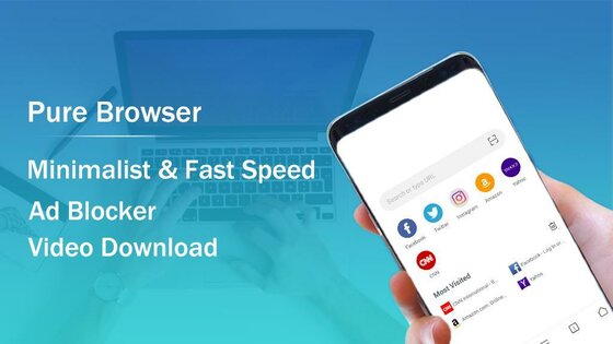 Pure Browser 2.4.5. Скриншот 1