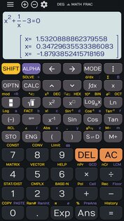 Fx Calculator 350es 84+ calculator sin cos tan 4.4.1. Скриншот 1